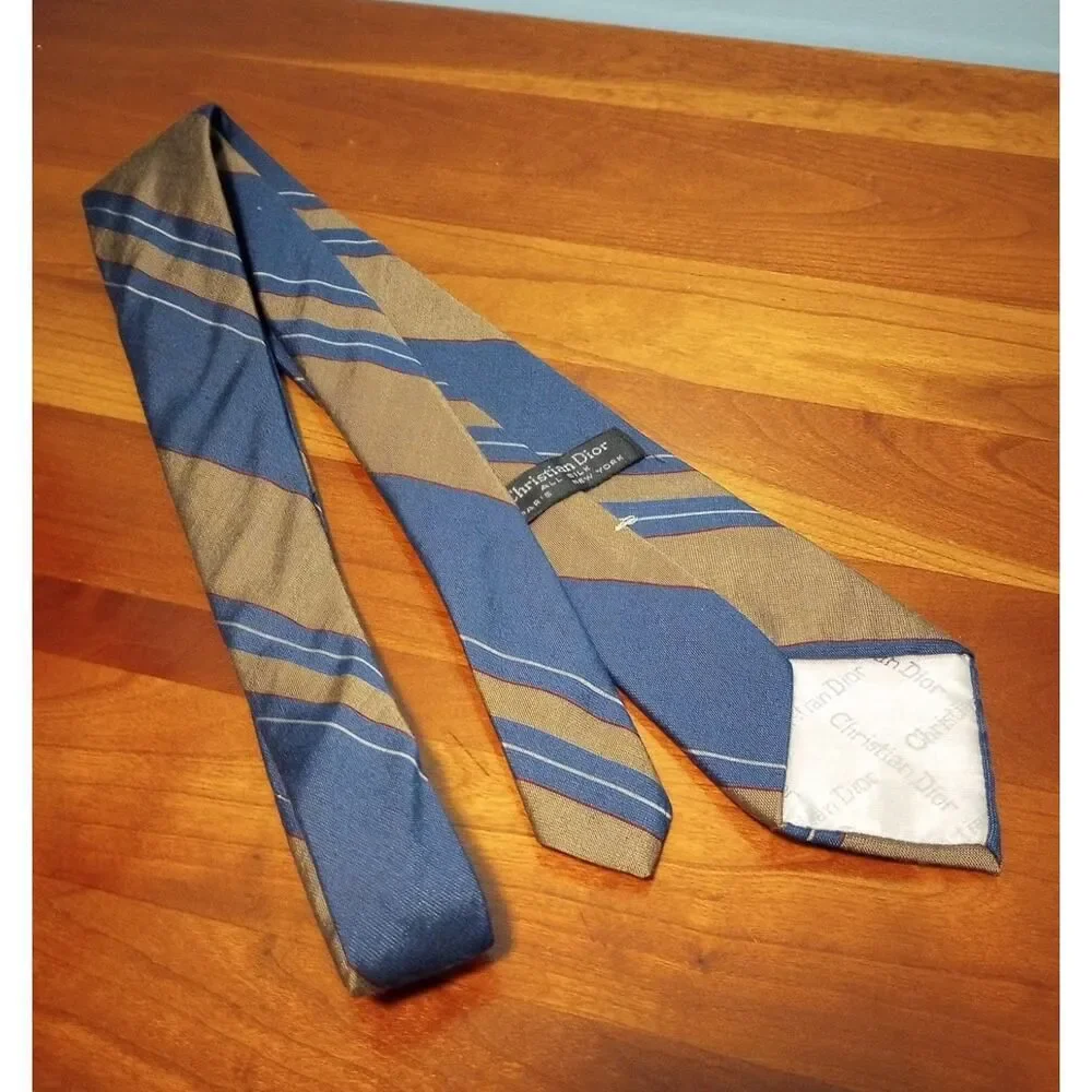 Christian Dior‎ All Silk Paris New York Men's Neck Tie